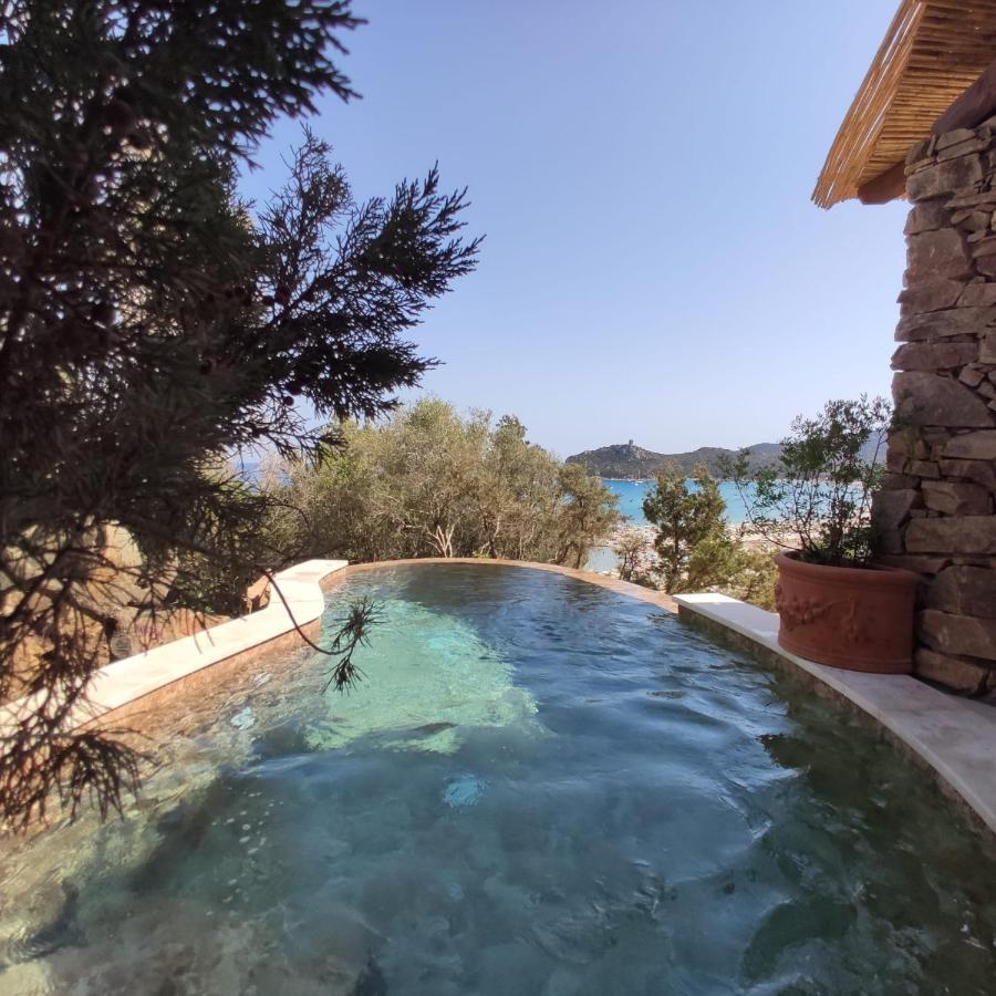 Villa Mannus - Splendida Villa Vista Mare Con Piscina فيلاّسيمِيوس المظهر الخارجي الصورة