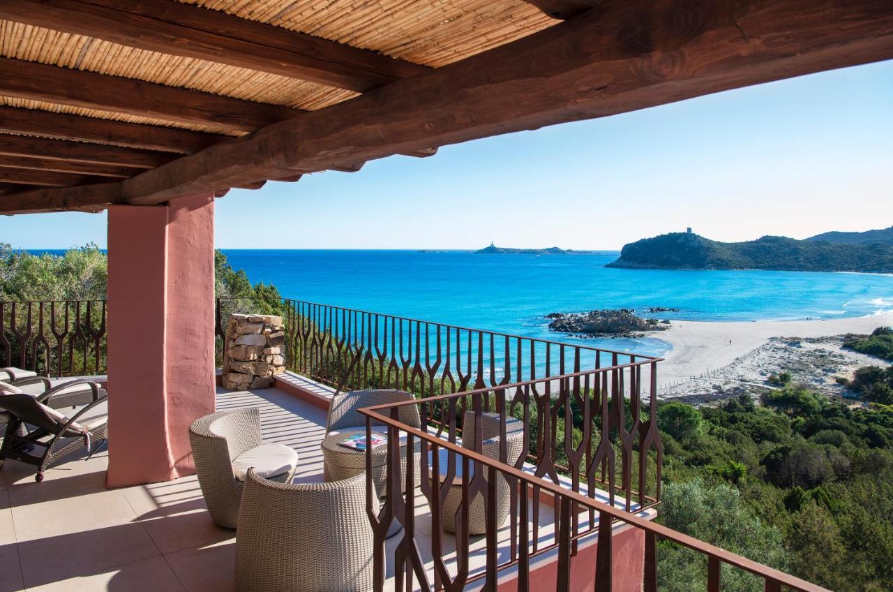 Villa Mannus - Splendida Villa Vista Mare Con Piscina فيلاّسيمِيوس المظهر الخارجي الصورة