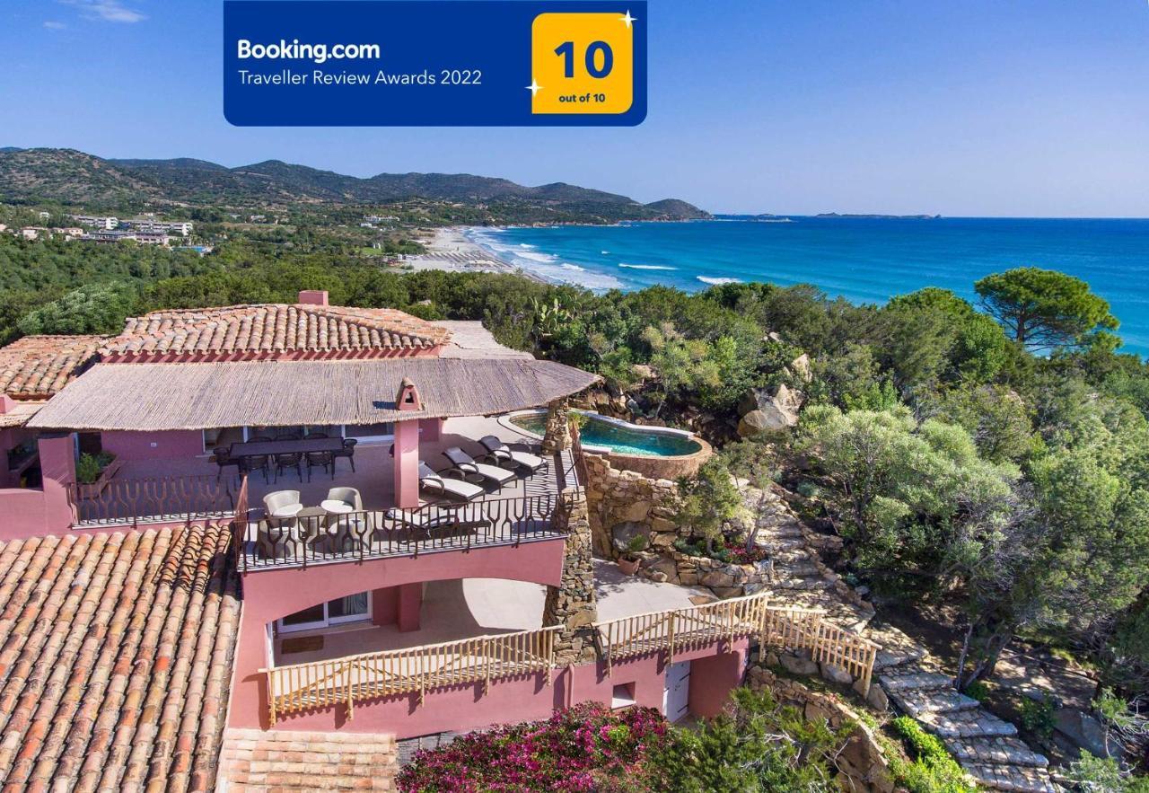 Villa Mannus - Splendida Villa Vista Mare Con Piscina فيلاّسيمِيوس المظهر الخارجي الصورة